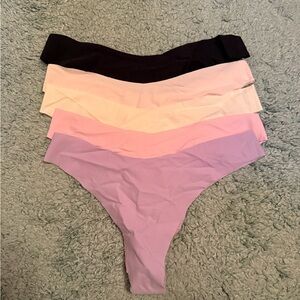 Seamless Thong Panties Set